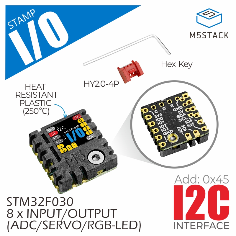 M5Stack - M5Stack-M5Stamp Official Extend I/O Tech, STM32F0
