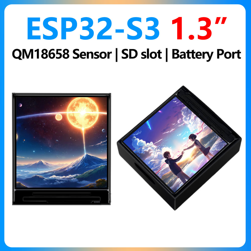 Lolin S3 - Waveshare ESP32-S3 Mini TV LCD 1,3